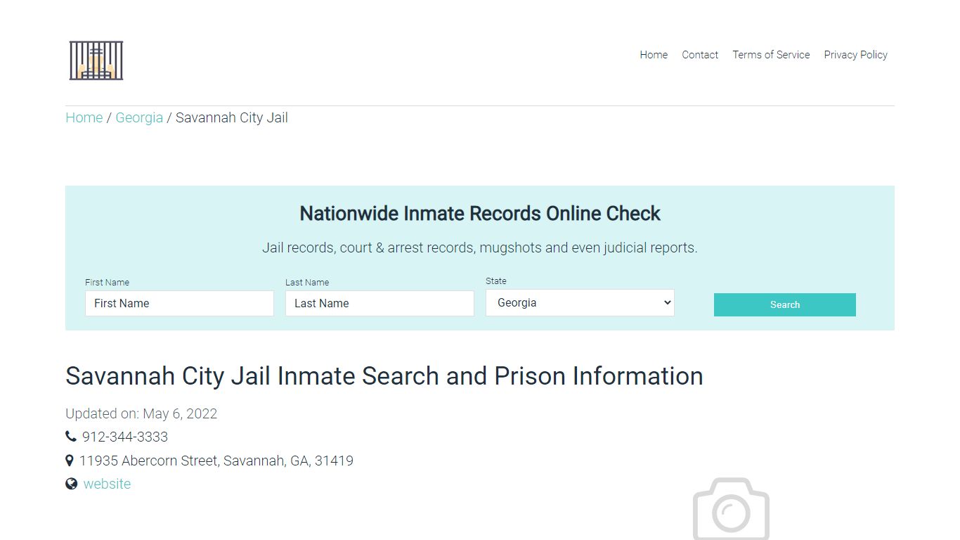 Savannah City Jail Inmate Search, Visitation, Phone no ...